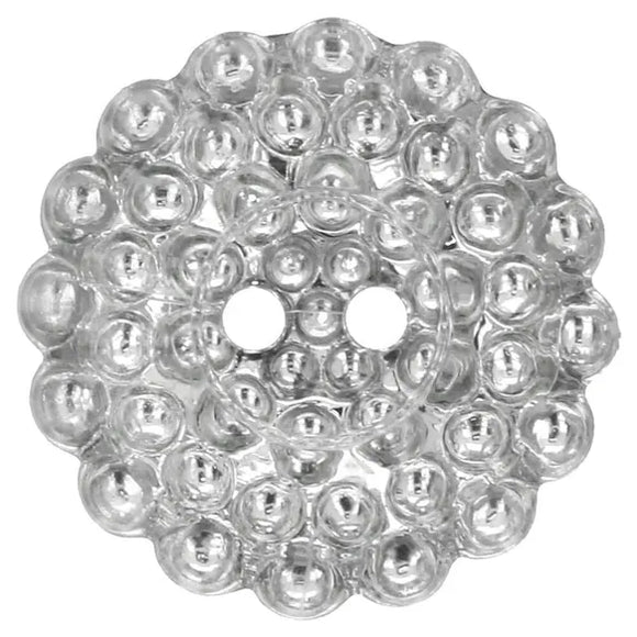 Plastikinės sagos "Silver Daisy" 15mm-25mm