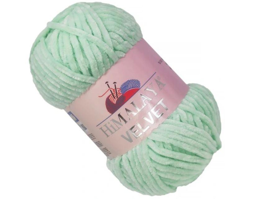 Himalaya Velvet mezgimo siūlai 100g (poliesteris-pliušas) - Pasaulio Siūlai