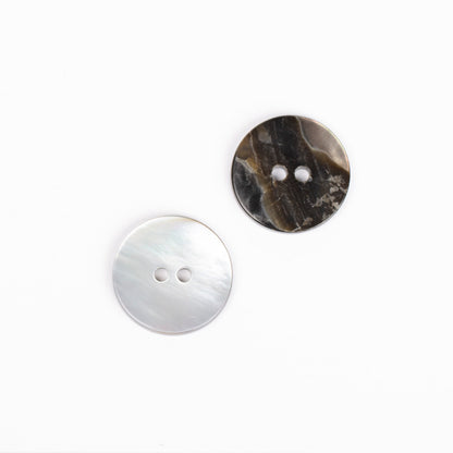 Tilgad perlamutri nööbid 20mm (moonbeam)