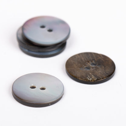 Tilgad perlamutri nööbid 20mm (moonbeam)