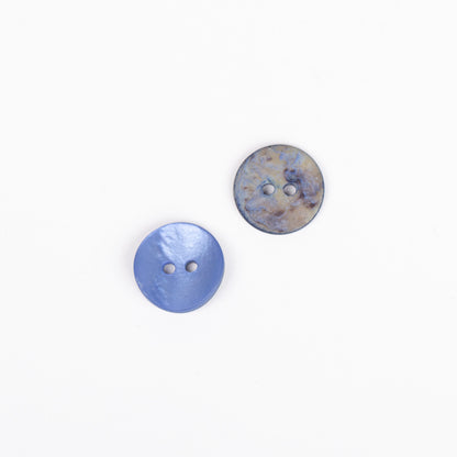 Drops perlamutrinės sagos 15mm-20mm (mėlynos)