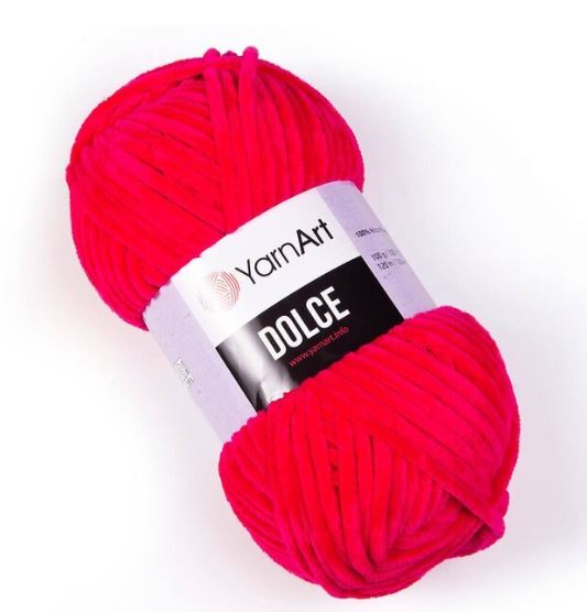 YarnArt Dolce knitting yarn 100g (plush)