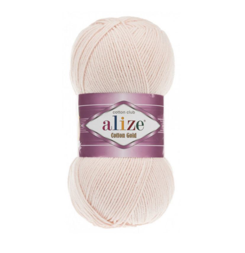 Alize Cotton Gold mezgimo siūlai 100g (medvilnė, akrilanas)