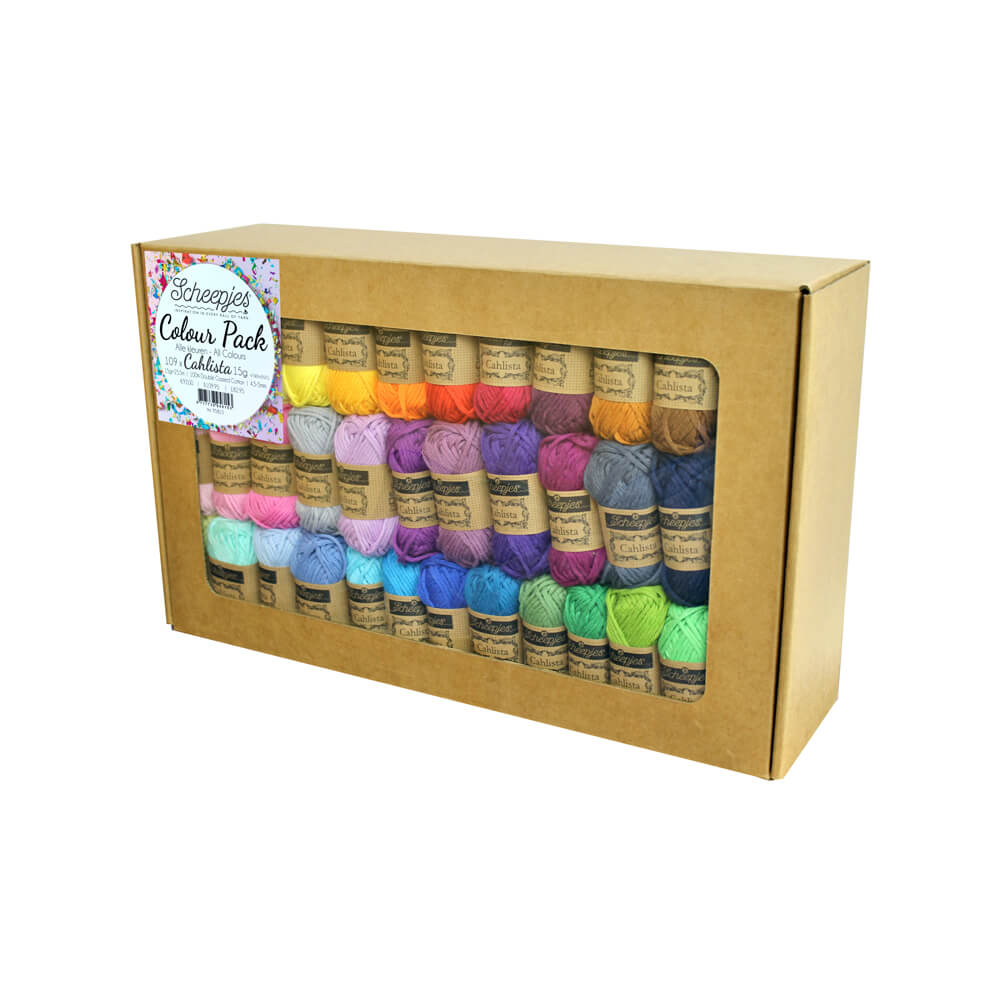 Scheepjes Cahlista siūlų dėžutė 109vnt. x 15g (medvilnė)
