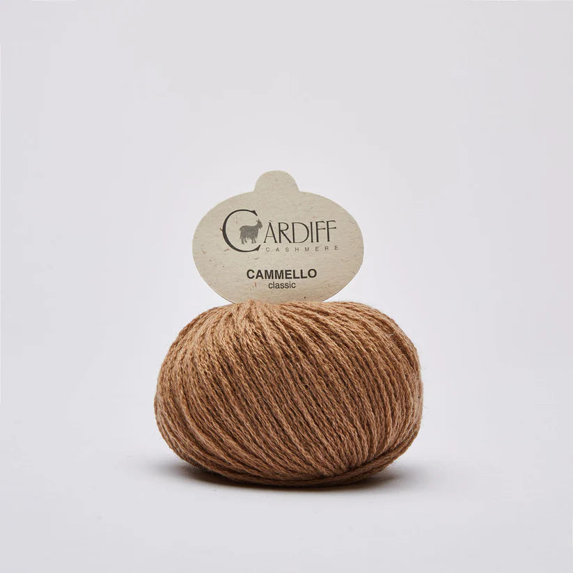 Cardiff Cammello Classic knitting yarn 25g (camel wool)