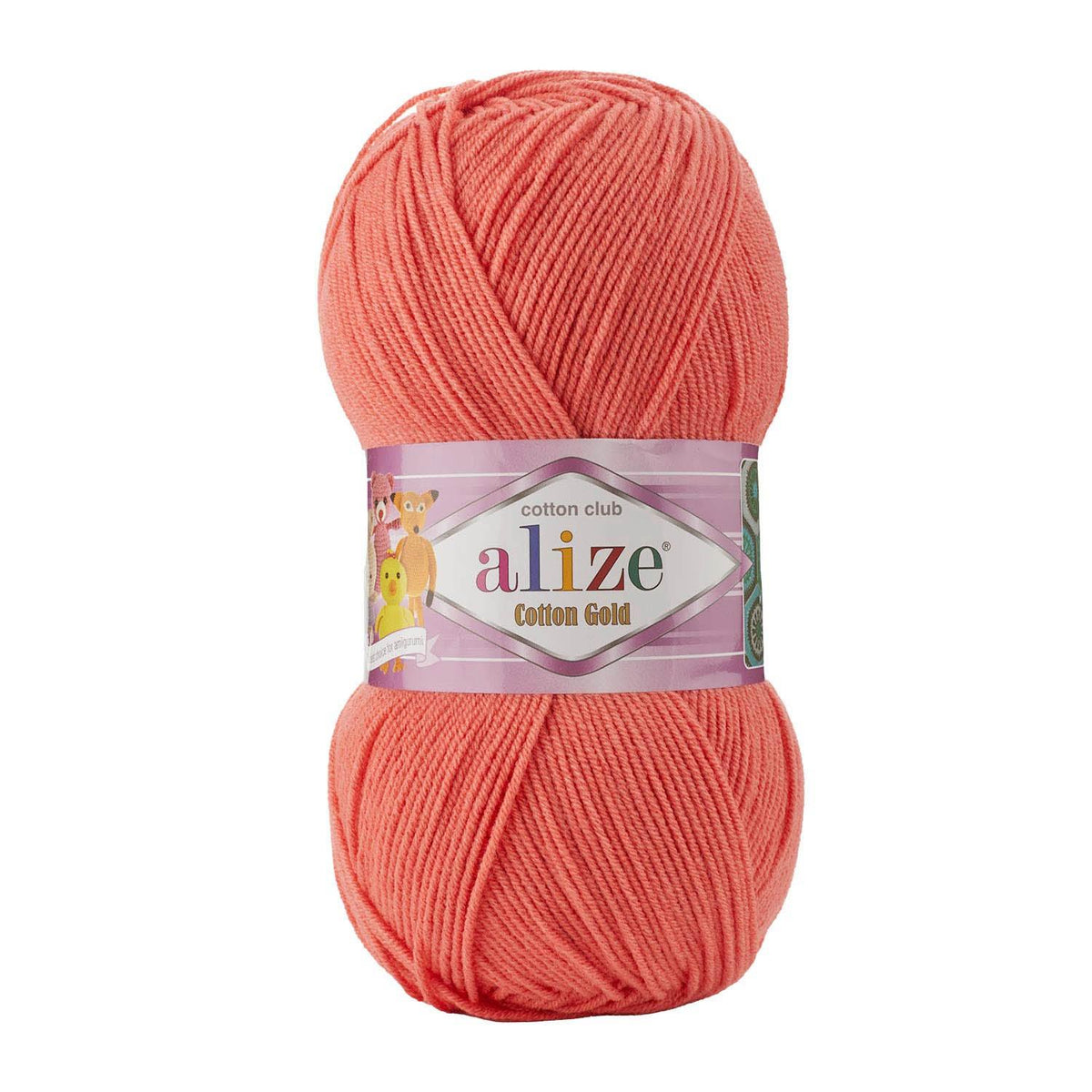 Alize Cotton Gold mezgimo siūlai 100g (medvilnė, akrilanas) - Pasaulio Siūlai