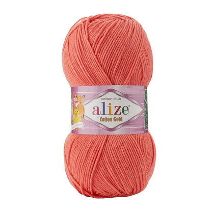 Alize Cotton Gold mezgimo siūlai 100g (medvilnė, akrilanas) - Pasaulio Siūlai