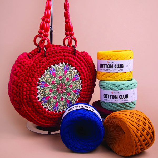 YarnArt Cotton Club trikotažiniai siūlai 310g (medvilnė)