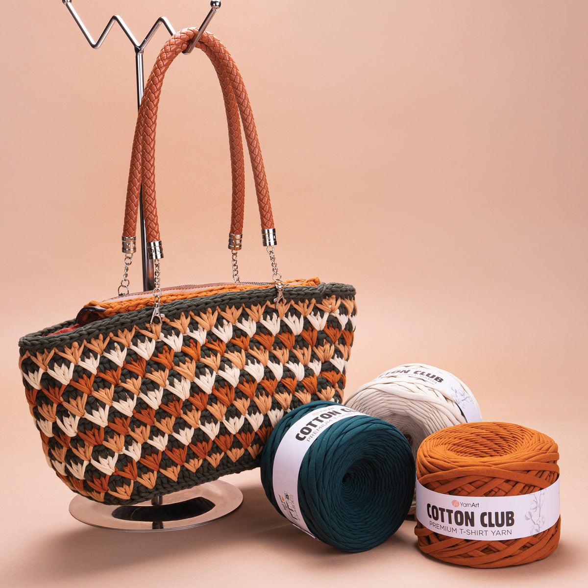 YarnArt Cotton Club trikotažiniai siūlai 310g (medvilnė)