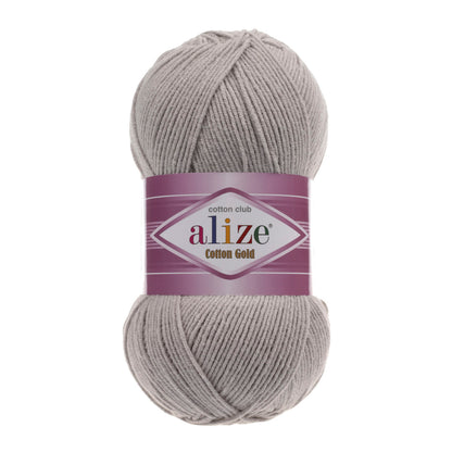 Alize Cotton Gold mezgimo siūlai 100g (medvilnė, akrilanas)