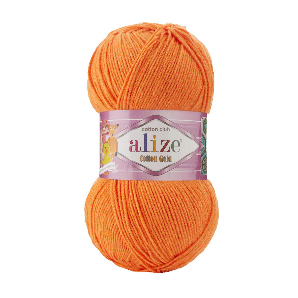 Alize Cotton Gold mezgimo siūlai 100g (medvilnė, akrilanas)