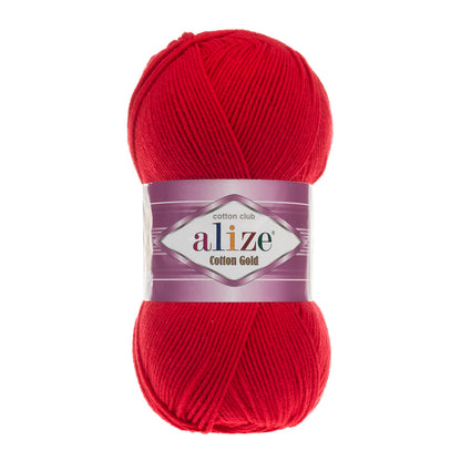 Alize Cotton Gold mezgimo siūlai 100g (medvilnė, akrilanas)