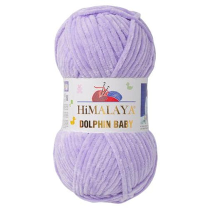 Himalaya Dolphin Baby mezgimo siūlai 100g (poliesteris-pliušas) - Pasaulio Siūlai