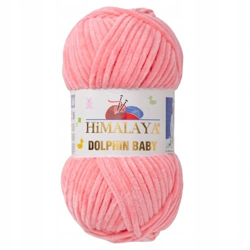 Himalaya Dolphin Baby mezgimo siūlai 100g (poliesteris-pliušas) - Pasaulio Siūlai