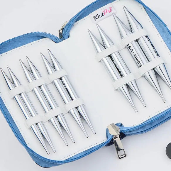 KnitPro Nova stambių virbalų rinkinys keičiamu valu 13cm