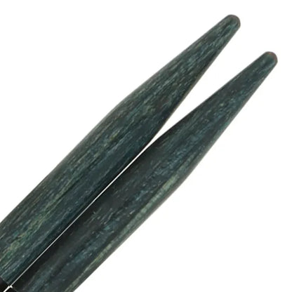 KnitPro Denim trumpi mediniai prisukami virbalai 5cm