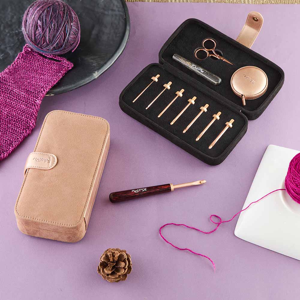 KnitPro Oasis prisukamų vąšelių rinkinys 5.50-10mm