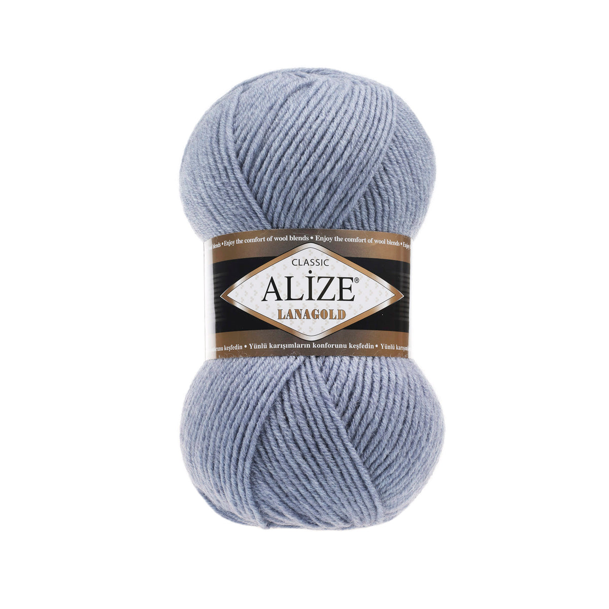 Alize Lanagold mezgimo siūlai 100g (vilna, akrilanas)