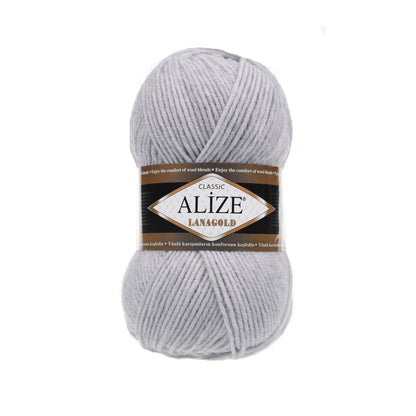 Alize Lanagold mezgimo siūlai 100g (vilna, akrilanas)