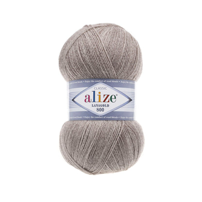 Alize Lanagold 800 siūlai 100g (vilna, akrilanas)