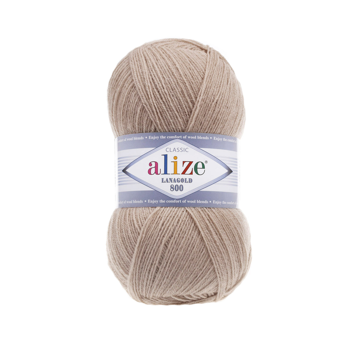 Alize Lanagold 800 siūlai 100g (vilna, akrilanas)