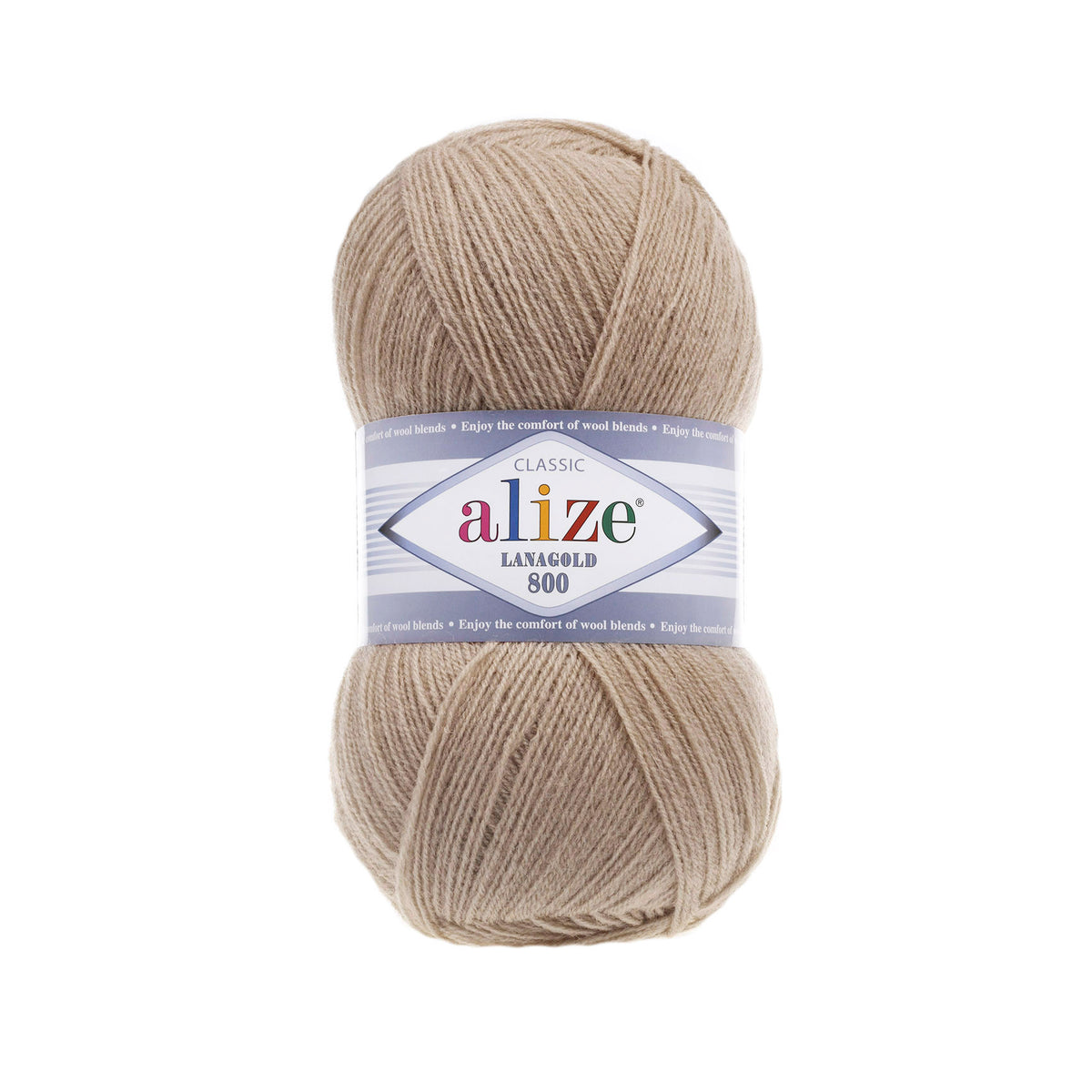 Alize Lanagold 800 siūlai 100g (vilna, akrilanas)