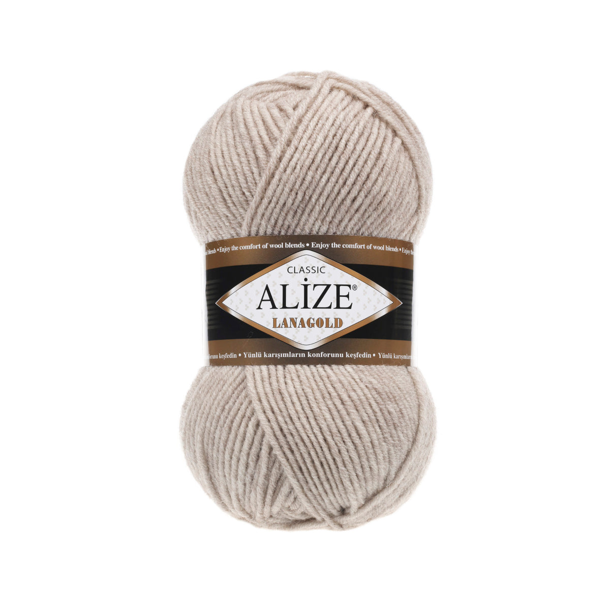 Alize Lanagold mezgimo siūlai 100g (vilna, akrilanas)