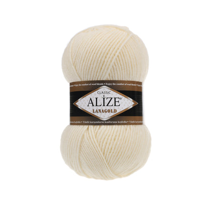 Alize Lanagold mezgimo siūlai 100g (vilna, akrilanas)