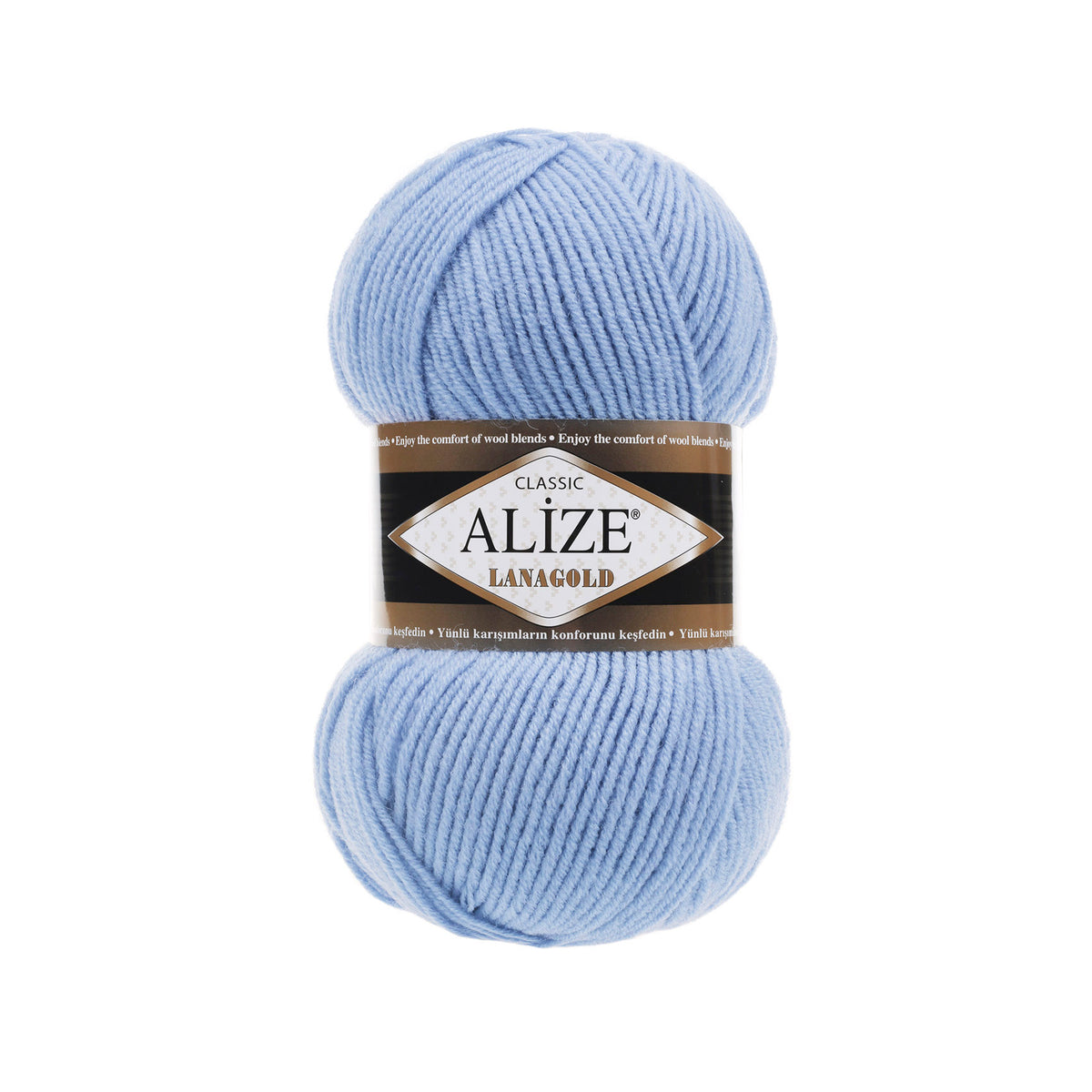 Alize Lanagold mezgimo siūlai 100g (vilna, akrilanas)