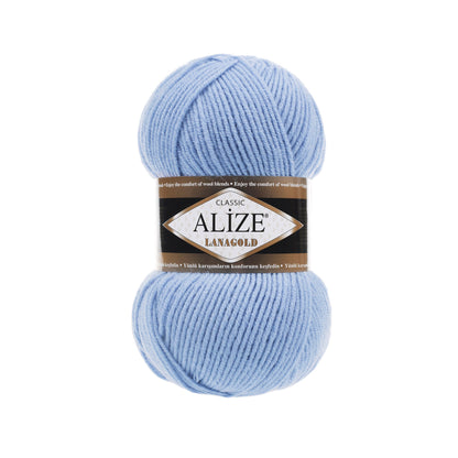 Alize Lanagold mezgimo siūlai 100g (vilna, akrilanas)