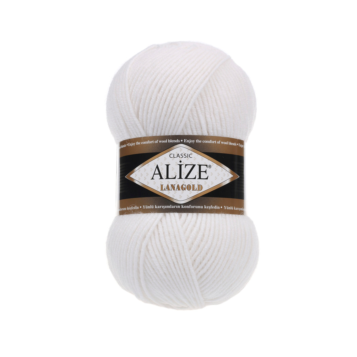 Alize Lanagold mezgimo siūlai 100g (vilna, akrilanas)