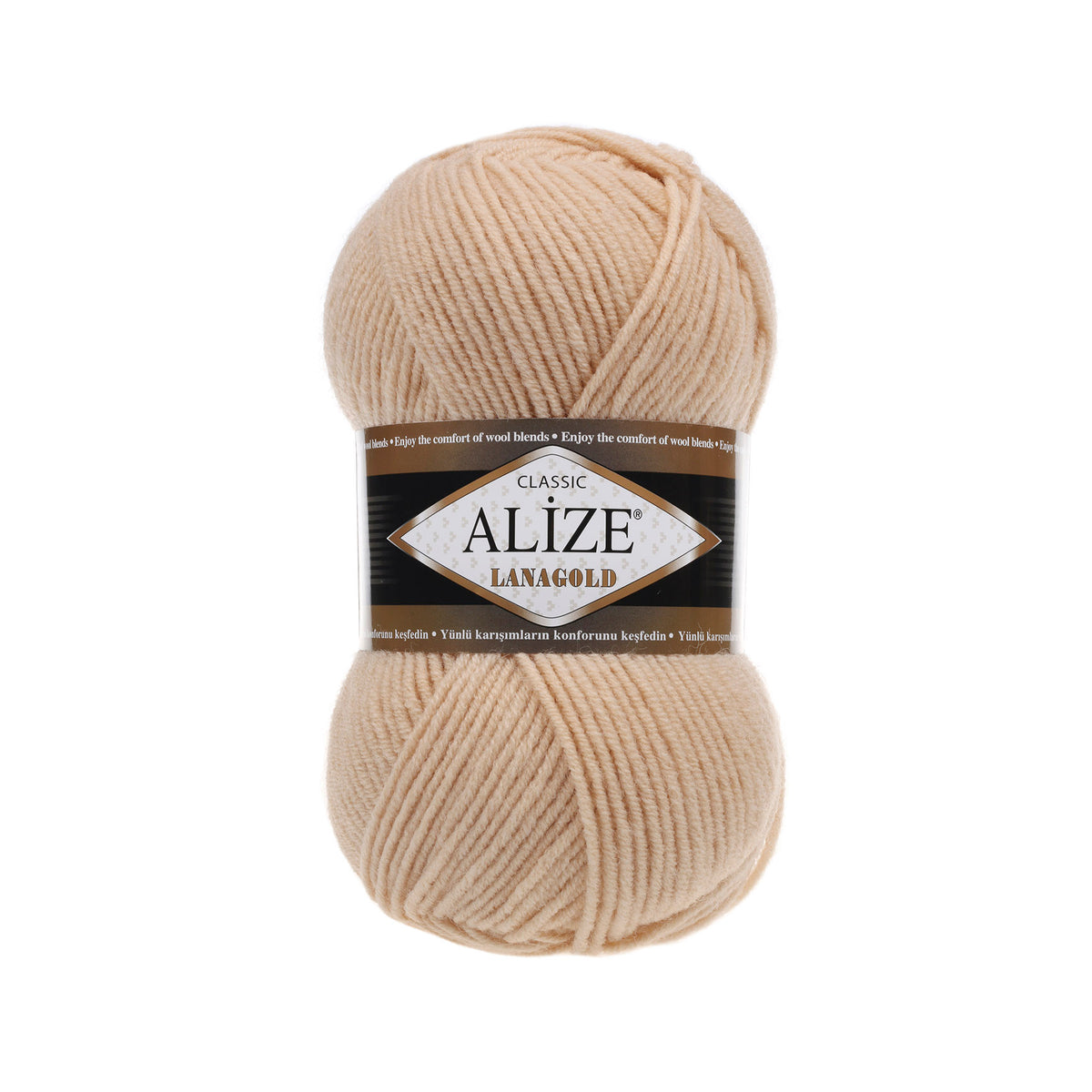 Alize Lanagold mezgimo siūlai 100g (vilna, akrilanas)