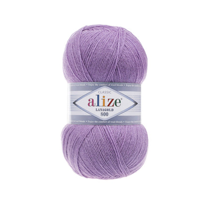 Alize Lanagold 800 siūlai 100g (vilna, akrilanas)
