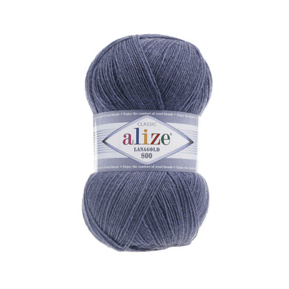 Alize Lanagold 800 siūlai 100g (vilna, akrilanas)