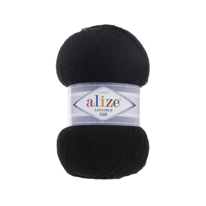 Alize Lanagold 800 siūlai 100g (vilna, akrilanas)