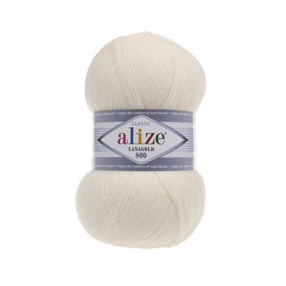 Alize Lanagold 800 siūlai 100g (vilna, akrilanas)