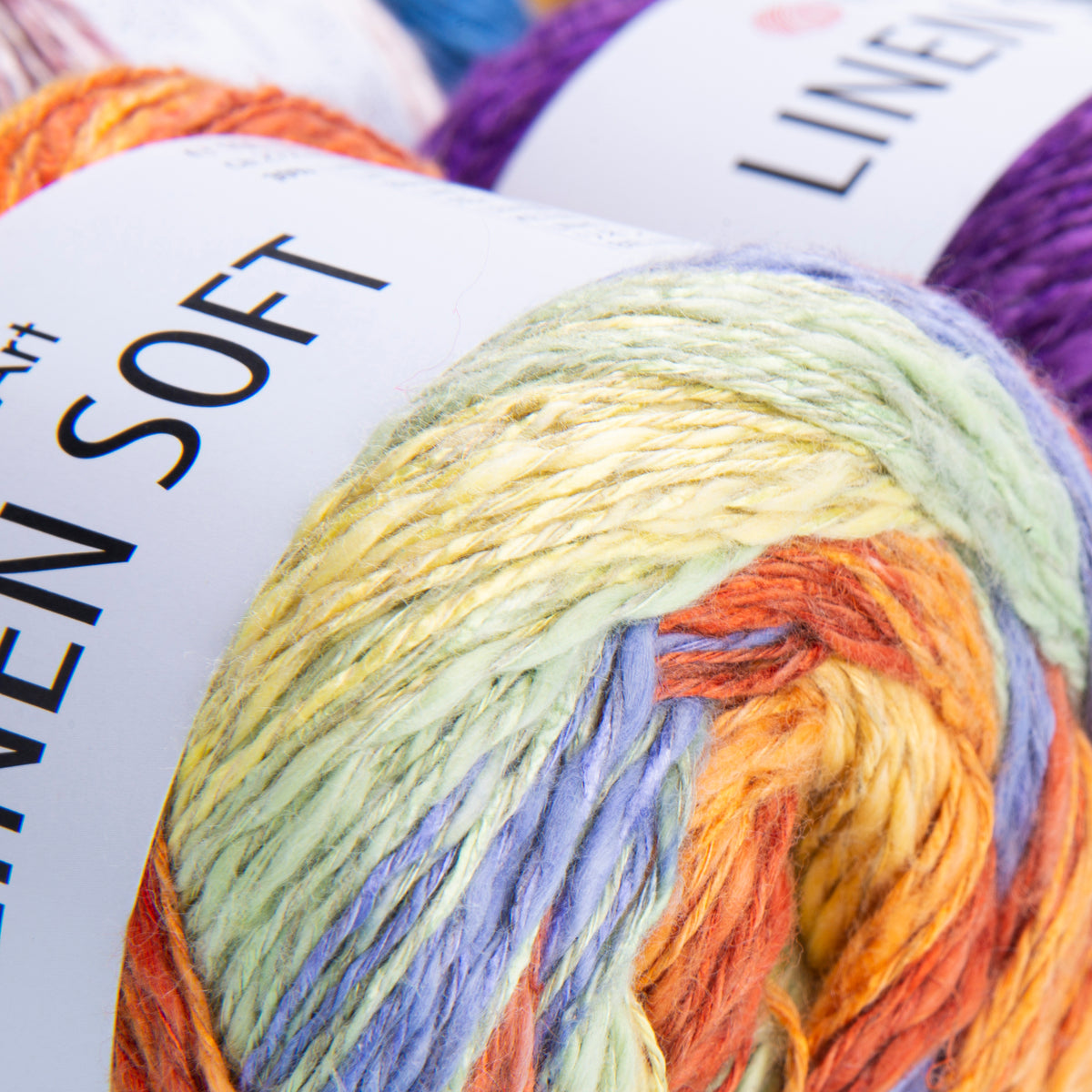YarnArt Linen Soft siūlai 100g (linas, viskozė, medvilnė)
