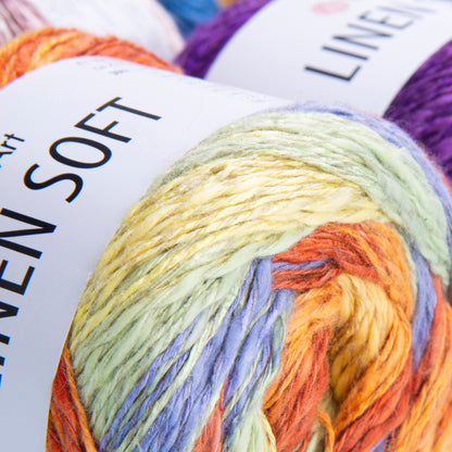 YarnArt Linen Soft siūlai 100g (linas, viskozė, medvilnė)