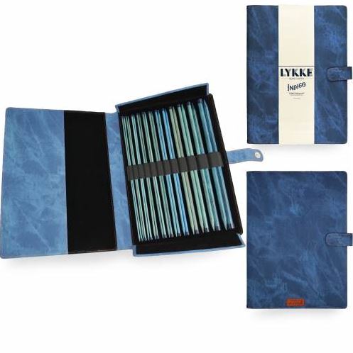 Lykke Indigo medinių mezgimo virbalų rinkinys 25-35cm