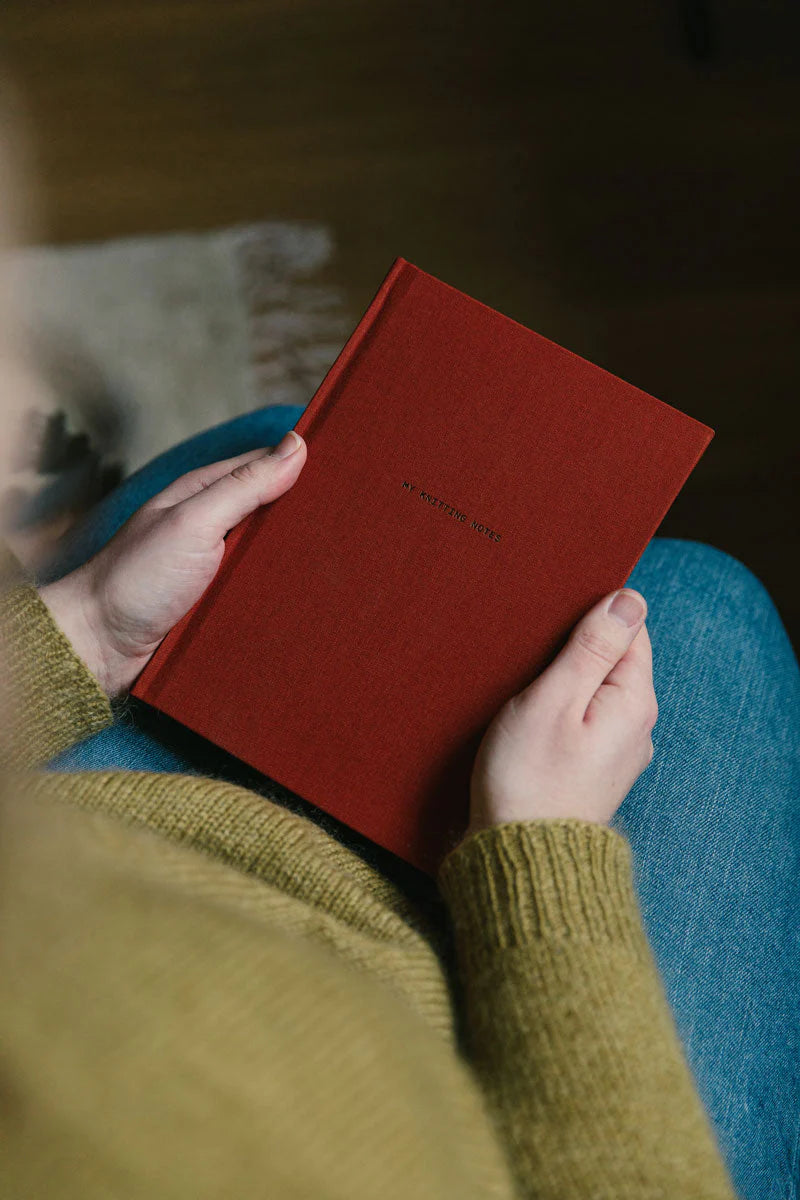 Laine Mezgėjos užrašinė "My Knitting Notes" (Terracotta)