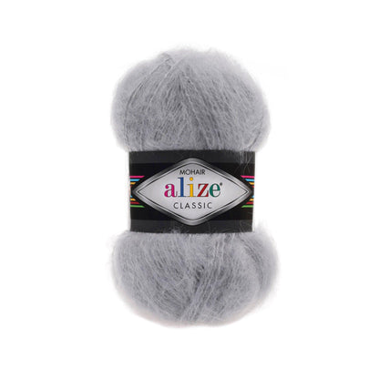 Alize Mohair Classic 100g (mohera, vilna, akrilanas) - Pasaulio Siūlai