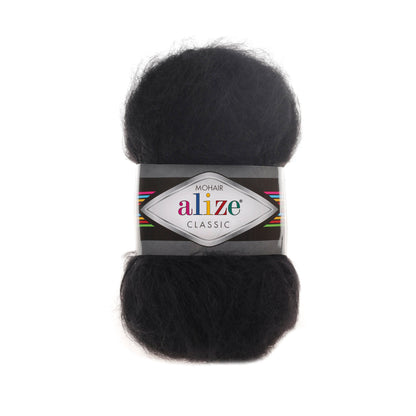 Alize Mohair Classic 100g (mohäär, vill, akrüül)