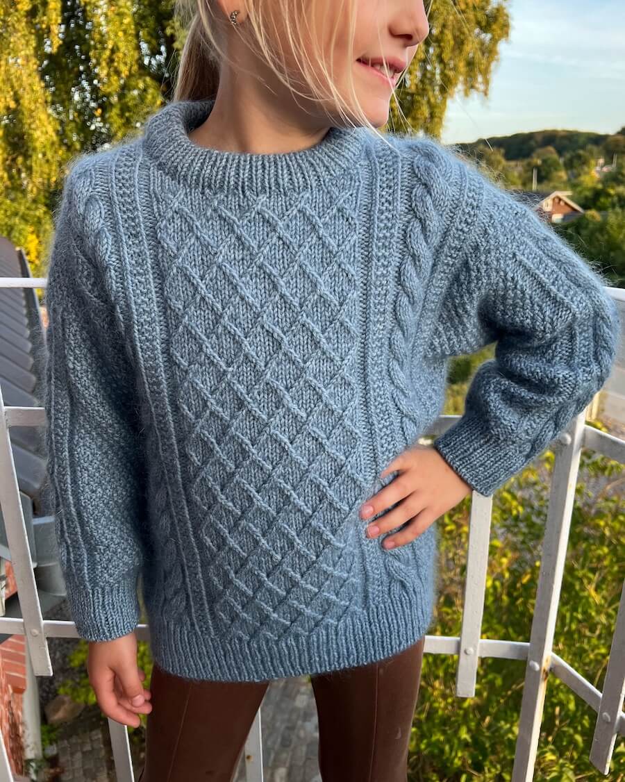 PetiteKnit Moby Sweater Junior - Schema