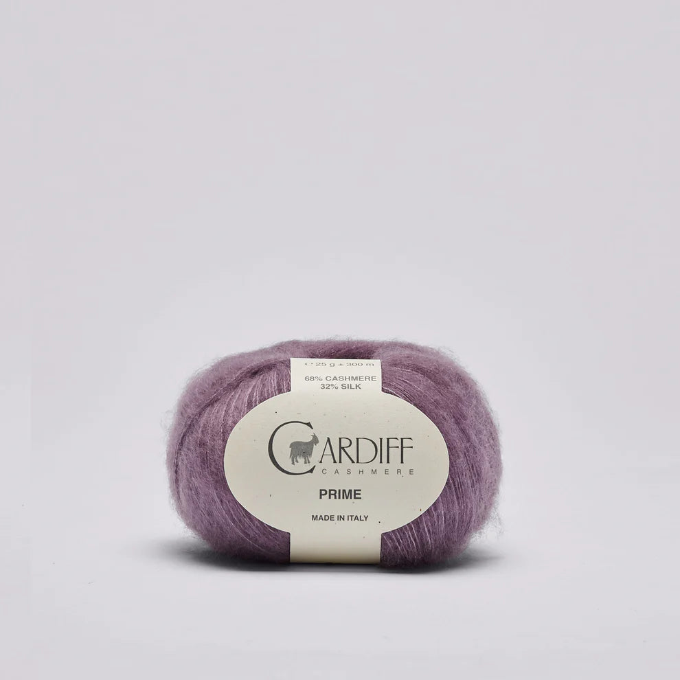 Cardiff PRIME mezgimo siūlai 25g (kašmyras, šilkas)