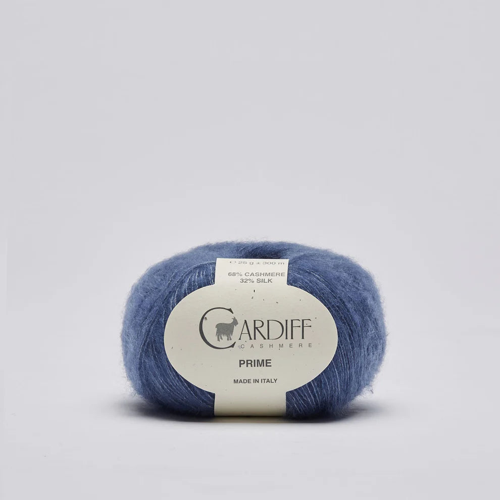 Cardiff PRIME mezgimo siūlai 25g (kašmyras, šilkas)