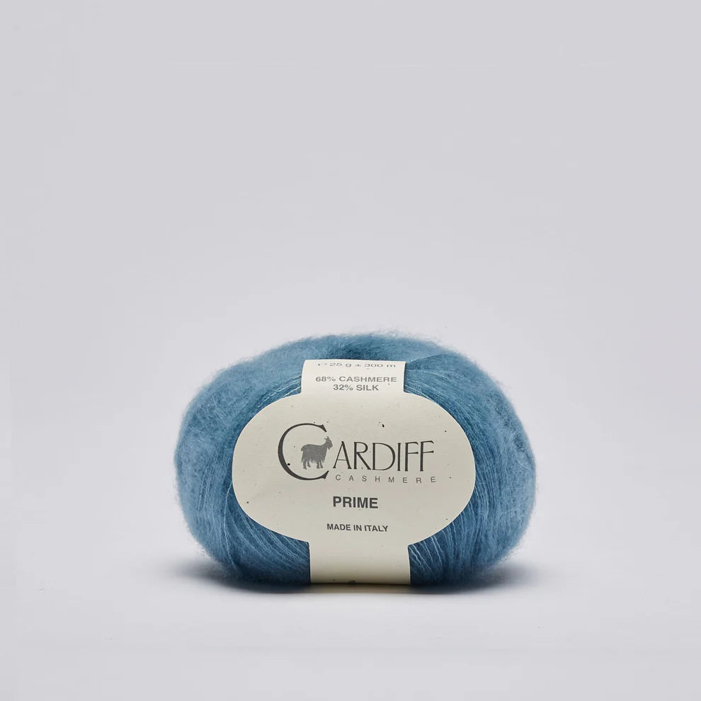 Cardiff PRIME mezgimo siūlai 25g (kašmyras, šilkas)