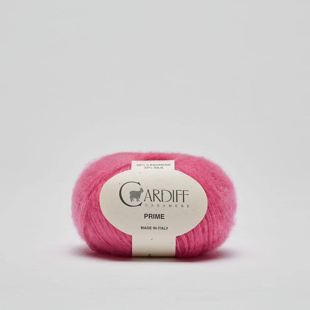 Cardiff PRIME mezgimo siūlai 25g (kašmyras, šilkas)