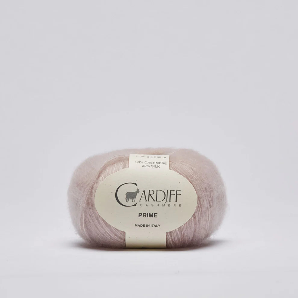 Cardiff PRIME mezgimo siūlai 25g (kašmyras, šilkas)