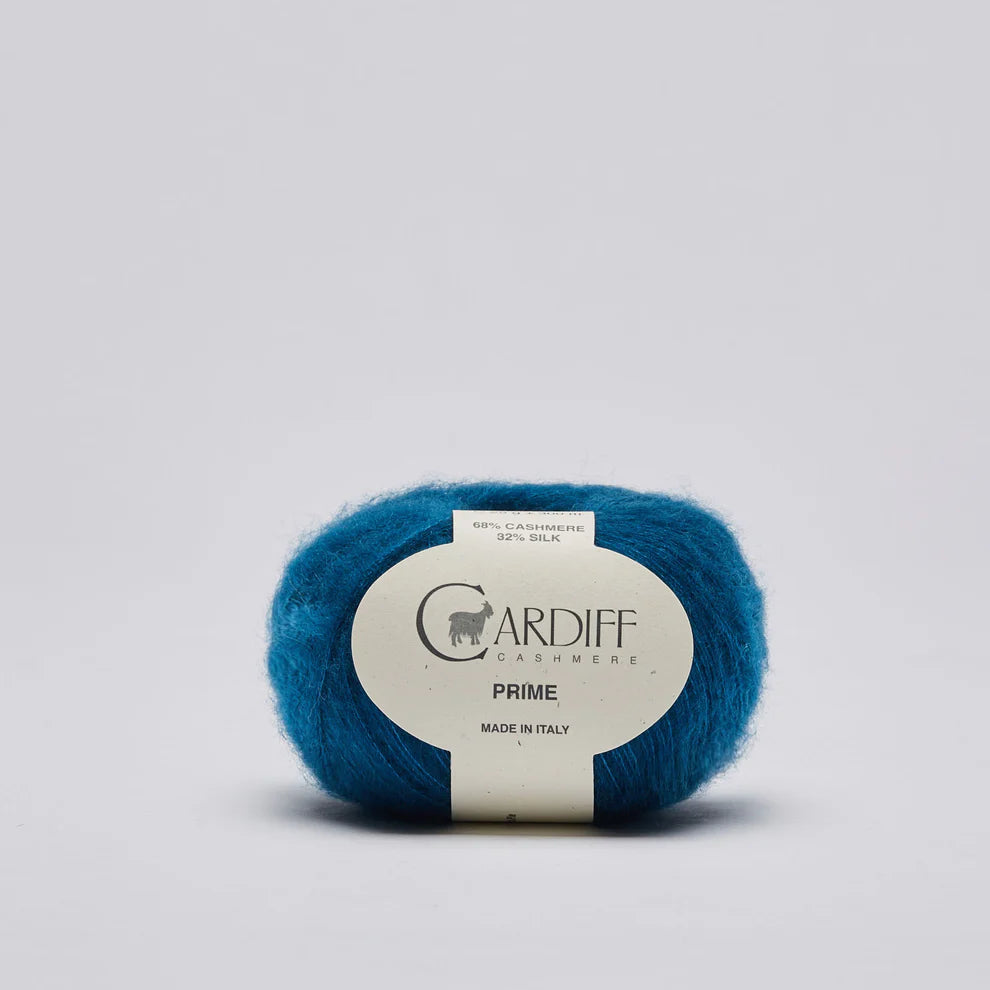 Cardiff PRIME mezgimo siūlai 25g (kašmyras, šilkas)