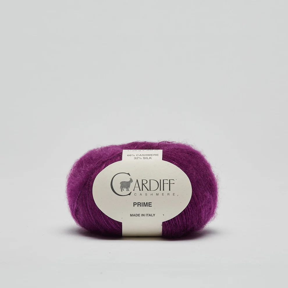 Cardiff PRIME mezgimo siūlai 25g (kašmyras, šilkas)
